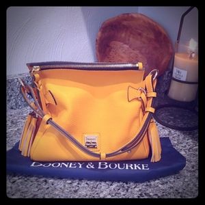 Dooney & Bourke mini satchel in Melon(soft orange)